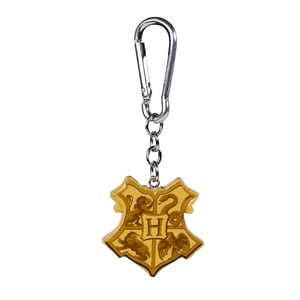 Harry Potter Zweinstein Crest 3D Sleutelhanger (Geel)