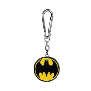 Batman Logo 3D Sleutelhanger (Geel/zwart)