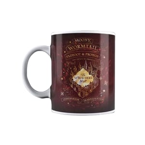 Harry Potter De kaart van de Marauder Tovenaarswereld 320 ml mok (Rood)