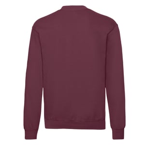 Fruit of the Loom Heren Klassiek Ingelegd Sweatshirt (Bourgondië)