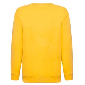 Fruit of the Loom Kinder/Kids Premium Sweatshirt met Inzetstuk (Zonnebloem)