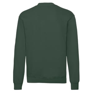 Fruit of the Loom Heren Klassiek Ingelegd Sweatshirt (Fles groen)