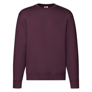 Fruit of the Loom Heren Premium Ingelegd Sweatshirt (Bourgondië)