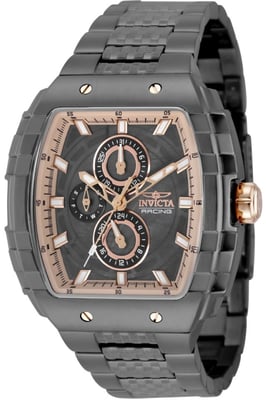 Invicta S1 Rally 50239 Herenhorloge - Quartz Uurwerk - Roestvrij Staal met Grijze Wijzerplaat - 47 mm