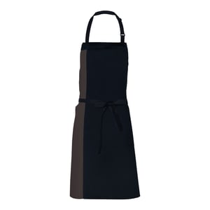 Link Kitchen Wear Unisex Duo Schort voor volwassenen (Zwart)