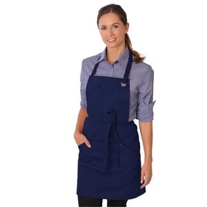 Dennys Unisex Volwassen Le Chef Volledig Schort (Marineblauw)