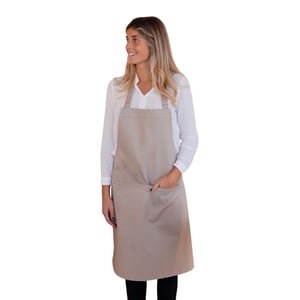 Link Kitchen Wear Hobby Twill geweven schort (Natuurlijk)