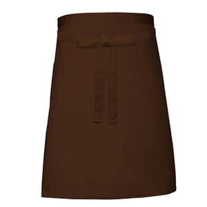 Link Kitchen Wear Effen schort (Bruin)