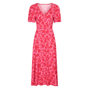 Mountain Warehouse Dames/Dames Como Bloemen Midi Jurk (Koraal)
