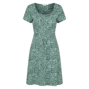 Mountain Warehouse Dames Orchidee Patroon UV Jurk (Felle Groen)