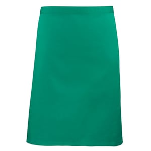 Premier Unisex Volwassenencollectie Halflang Taille Schort (Smaragd)