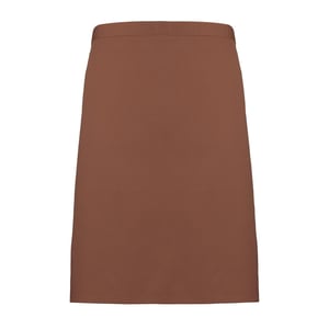 Premier Unisex Volwassenencollectie Halflang Taille Schort (Mokka)