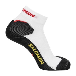 Salomon Volwassen uniseks Speedcross enkelsokken (Wit, Zwart)