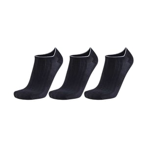 Replay Unisex Ultra Light Liner Sokken voor Volwassenen (Set van 3) (Zwart/Grijs)