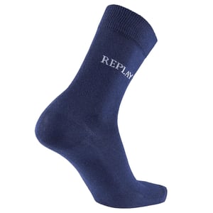 Replay Unisex Volwassenen Logo Sokken (Pak van 3) (Donkerblauw/Grijs)