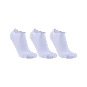 Replay Unisex Ultra Light Liner Sokken voor Volwassenen (Set van 3) (Wit/Grijs)