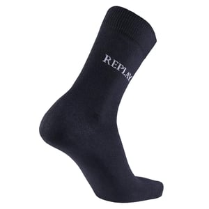 Replay Unisex Volwassenen Logo Sokken (Pak van 3) (Zwart/Grijs)