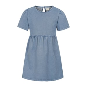 Mountain Warehouse Meisjes Elodie Effen Chambray Midi-jurk (Blauw)