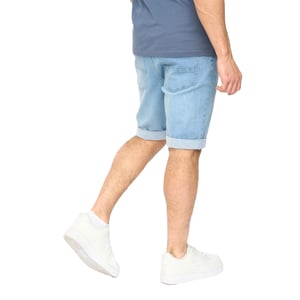 Crosshatch Heren Youlgreeve Denim Korte Broek met Band (Lichte Was)