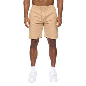 Crosshatch Heren Blansmoore Elasticaat Taille Shorts (Steen)