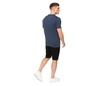 Crosshatch Mannen Protrax Katoenen T-Shirt (Marineblauw)