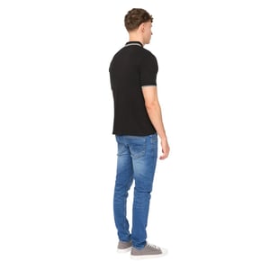 Duck and Cover Heren Wrentham Poloshirt (Zwart)