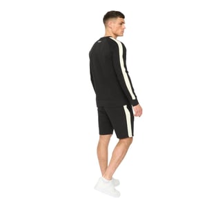 Crosshatch Heren Cresswill Sweatshirt (Zwart)