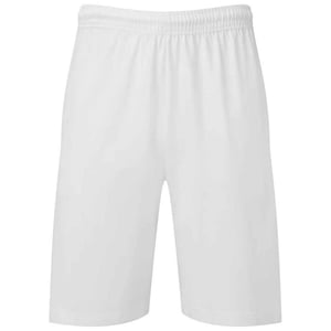 Fruit of the Loom Heren Iconic 190 Jersey Shorts (Wit)