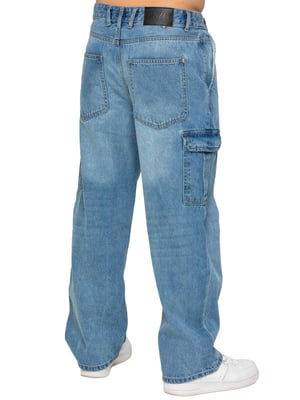 Enzo Milano | Heren Cargo Jeans met Wijde Pijpen