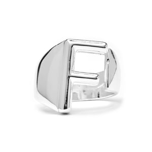 Luxenter Ring met zilveren afwerking - Alphabet