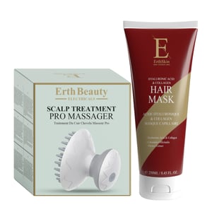 Hyalauronzuur & Collageen Haarmasker 250ml + Hoofdbehandeling Pro Massager