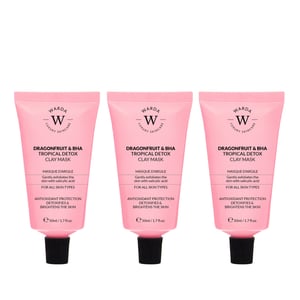3 x DRAGONFRUIT & BHA TROPISCHE DETOX KLEIMASKER 50ml