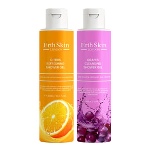 Druiven Reinigende Douchegel 300ml + Citrus Verfrissende Douchegel 300ml