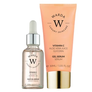 Vitamine C Glow Boost Olie-Serum 30ml + Huid Glow Boost Vitamine C Gel Serum 30ml