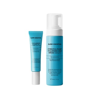 Hydrate & Volumineer Hyaluronzuur Serum 30ml + Hydrate & Verhelder Hyaluronzuur Oogcrème 15ml