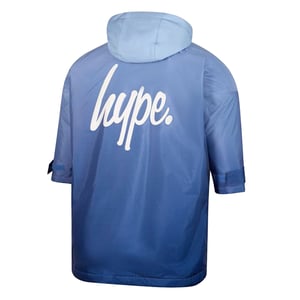 Kinderen Veranderjas Meisjes en Jongens Blauwe Ombre Fleece Warme Zwemjas