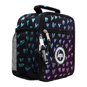 Kinderen Lunchdoos Roze Krabbels Hartjes | Thermisch Geïsoleerde Schooltas 4,5L