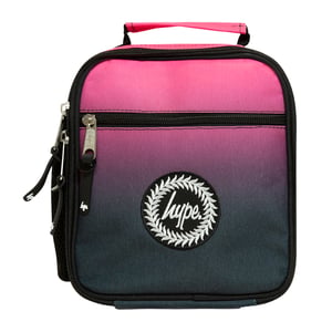 Kinderen Lunchtas Zwart Roze Vervagend | Thermisch Geïsoleerde Schoollunchdoos 4,5L