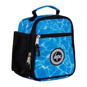 Kinderen Lunchtas Blauw Zwembadprint - Thermisch Geïsoleerde Schoollunch Box