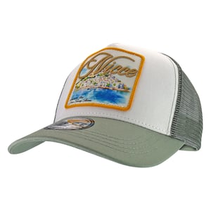 Heren Geborduurde Trucker Cap | Ademend Katoen Lichtgewicht Rivvi Casual Pet