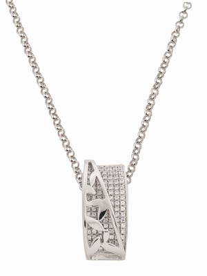 Orphelia Dames 925 Sterling Zilveren Ketting met Hanger - Zilver ZH-4471