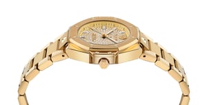 Philipp Plein Plein Royal Prestige Dames Horloge Goudkleurig PW4FA0525