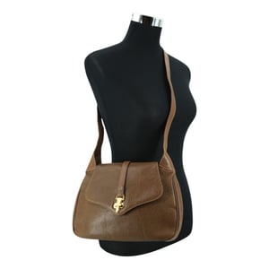 Gucci Vintage Leren Crossbodytas Hobo