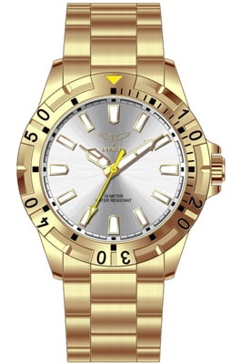 Invicta Specialty 69031 Herenhorloge - Quartz Uurwerk - Metaal met Witte Wijzerplaat - 42 mm