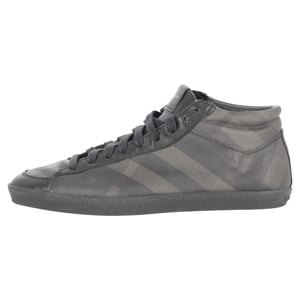 Burberry sneakers met ruitprint in grijs gecoat canvas