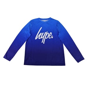 Jongens Ombre Lange Mouw Pyjama Set Blauw Kinder Nachtkleding