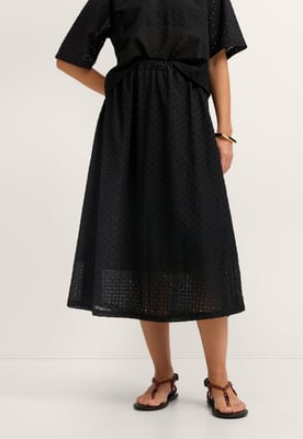Bugatti Damen Rok met gaatjespatroon