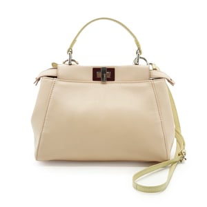 Fendi leren handtas Peekaboo
