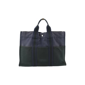 Hermes Vintage katoenen draagtas Fourre-Tout