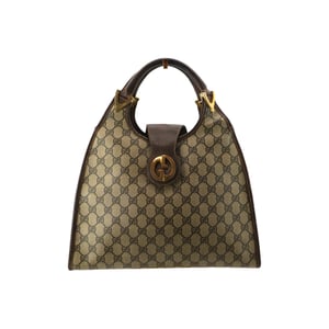Gucci Vintage stoffen hobo's met voetband